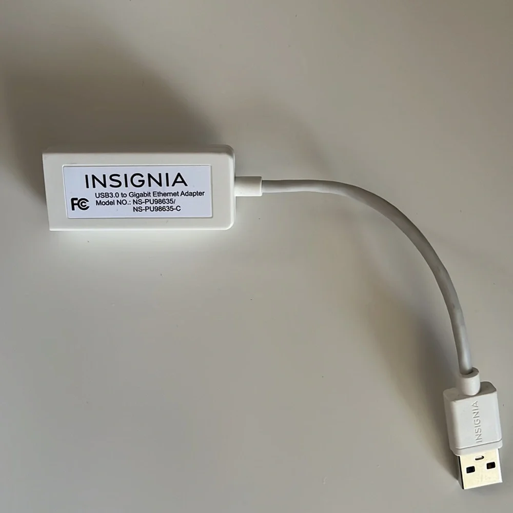 🆕 Insignia USB to Ethernet Adapter